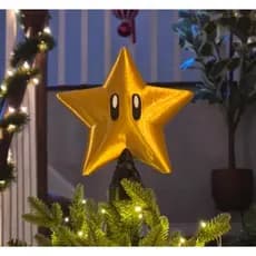 Estrela de Árvore de Natal – Super Mario (Impressão 3D)