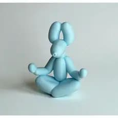 Cachorro de Bexiga em Meditação/Ioga – Impressão 3D