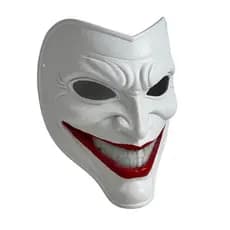 Máscara Coringa Sorriso Macabro – Visual Assustador para Halloween, Festas e Cosplay