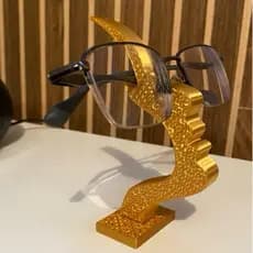 Suporte Expositor de Óculos Decorativo - Rosto Abstrato / Escultura Minimalista
