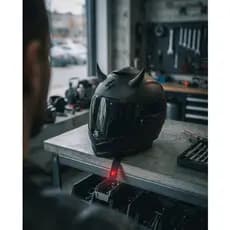 Chifres de diabo para capacetes de motocicleta - Ciclista