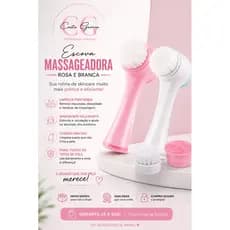 Escova Limpeza Facial 2 Em 1 Aparelho Massagem Esponja Cerdas Macias Dupla Face Escova De Limpeza De Cravos