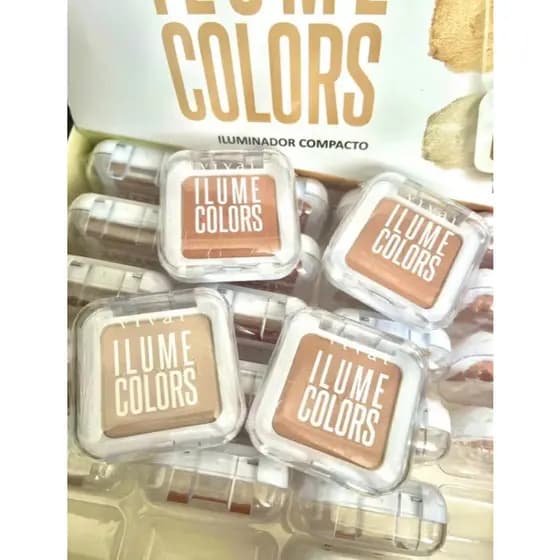 Iluminador Compacto Vivai Ilume Colors Efeito Glow Brilho Natural Maquiagem Facial