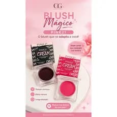 Blush Cremoso Pink 21 Lip & Cheek 2 em 1 Para Lábios e Bochechas Cor Natural Longa Duração