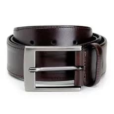 Cinto Social Masculino cor Marrom Café Brown Chocolate Couro Sintético P M G GG XGG