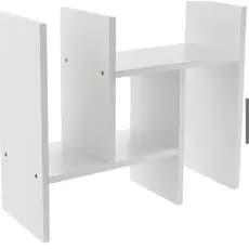 Nicho Organizador Ajustável Mdf De Mesa Decoração Livros Quarto Escritório