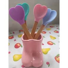 Botinha Rosa Cerâmica Cozinha Festa Decoração