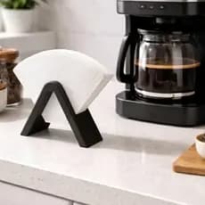 Suporte para Filtro de Café em V | Porta Filtro Reutilizável para Café Manual | Design Moderno para Cozinha