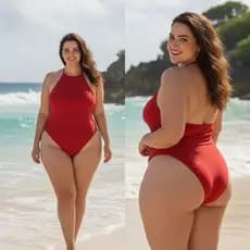 Body Maiô Feminino Moda Praia Piscina Plus Size Com Forro