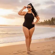Body Maiô Plus Size Deslumbrante Feminino veste do 46 ao 52  (Envio em  Até 24 hs )