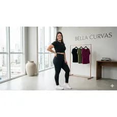 Calça Legging Plus Size Grossa | Cós Alto e Zero Transparência | Conforto e Estilo