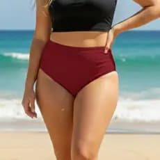 Calcinha Plus Size Modeladora Estampada e Lisa Cós e Cintura Alta Tamanhos GG G1 G2 G3