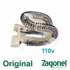 Resistência De Chuveiro Zagonel Move E Sublime 110v, 127v, 5.500w, Original, Reparo e troca.