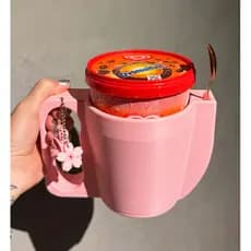 Suporte Sorvete + chaveiro stitch de BRINDE