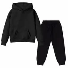 Conjunto Infantil Feminino Moletons Infantil Conjuntos infantil Liso básico Moleton Liso Criança