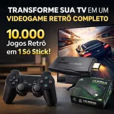Game Stick 4K Retrô 10.000 Jogos