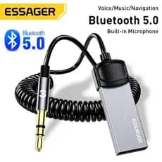 Adaptador Bluetooth Essager P2 Receptor Som Carro Celular