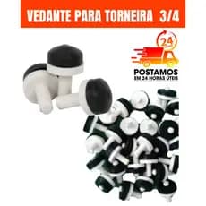 Vedante Para Torneira Registro Carrapeta 3/4 Pvc  Reparo Vazamento Acabamento