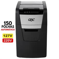 Fragmentadora Trituradora De Papel Clips Cartão Elétrica Automática Manual 150 Folhas 44 Litros