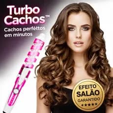Modelador de Cachos Automático Turbo Cachos™ Bivolt Profissional Cachos Perfeitos em Minutos