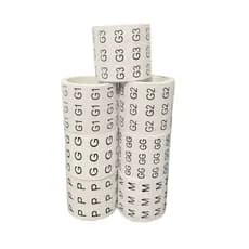 etiquetas para roupas P,M,G,GG,G1,G2,G3 com 1.000 unidades cada