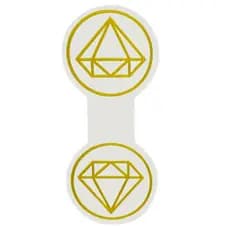 Lacre diamante para sacolas
