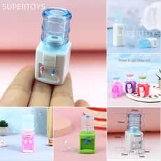 [SuperToys] Mini Distribuidor De Água De Plástico Para Casa De Bonecas De Brinquedo Móveis De Cozinha