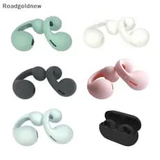 RGN Silicone Fone De Ouvido Caso Para Ambie Som Earcuffs AM-TW01 Earpads Tampões Intra-Auriculares Cobre Dicas Eartips F