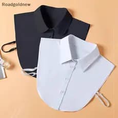 RGN Senhora Gola Falsa Meia Camisa De Negócios Confortável Para Homens Mulheres Ocasiões Formais NW
