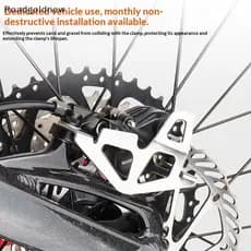 RGN CNC Liga De Alumínio Mountain Bike Pinça Traseira Placa Guarda Bomba Freio Traseiro Protetor Capa Protetora Fácil In