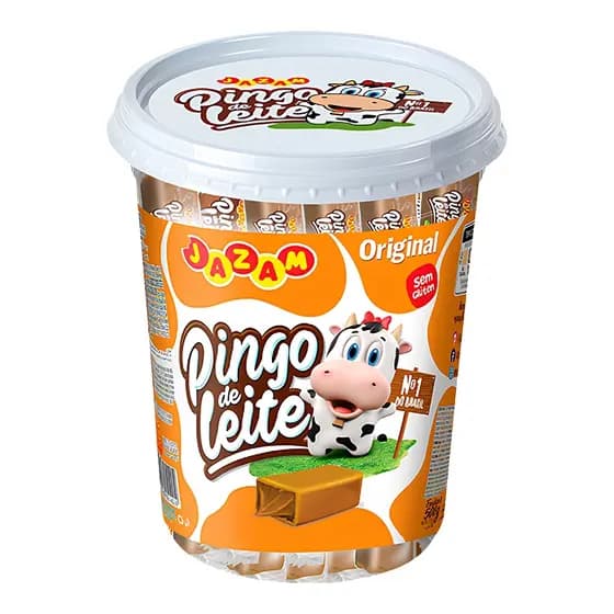 Pingo De Leite Tradicional cerca de 50 unidades 500g - Doce De Leite Jazam