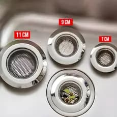 Ralo para Pia  Aço Inox com Borda Cozinha Ralinho