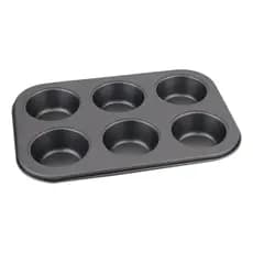 Kit Forma Para Cupcake Bolinhos Pão de Mel E Queijo 6 Cavidades Antiaderente Grande