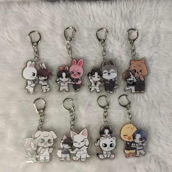 Chaveiro Acrílico Stray Kids SKZOO + Membros