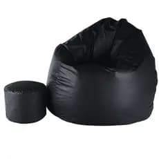 Puff Pera Adulto 100x80 Sem Enchimento Tecido Courino ou Suede