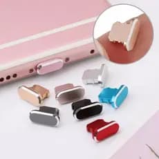 1x Plugue Protetor Conector iPhone Anti-Poeira Tampa USB Capa Silicone Promoção Acessório Tampa Entrada Carregador Casa