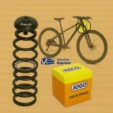Caixa de Direção Aheadset 1.1/8 Mega Over Bike Mtb Speed Aro 29 Alumínio 44 30mm Jogo Completo Acessório Ciclismo Speed
