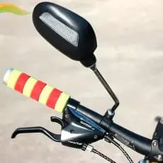 Retrovisor Bike MTB Elétrica Mobilete Motorizada Guidão Alta Qualidade Par Acessórios Não É Badrôsca Espelho Resistente