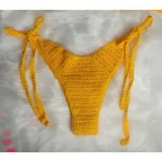 Biquini parte de baixo com forro moda praia