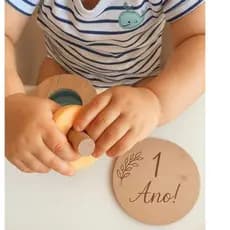 Placa Mesversário Personalizada Avulsa para fotos