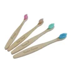 Escova de Dente de bambu Infantil com Nome Personalizado