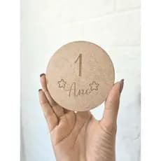 Placa / Plaquinha Mesversário Personalizada