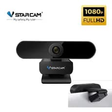 Webcam Câmera 1080P Full HD Visão 360 Auto foco Envio Imediato