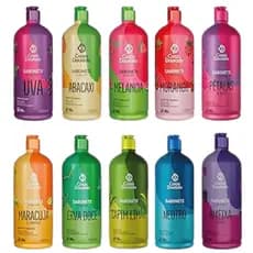 Sabonetes Frutados Líquido Glicerinado Proteção Natural 1 Litro 1000ml PH Neutro 1L Corpo Dourado