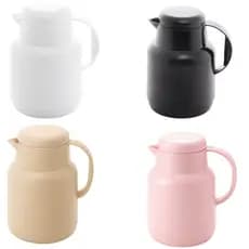 Mini Garrafa Térmica Pequena 300ml Compacta Colorida Café Chá Água com Alça e Interior de Vidro Útil Bazar