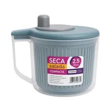 Seca Saladas Compacta Centrífuga Secador de Folhas Manual 2,5 Litros Xplast Cores Sortidas