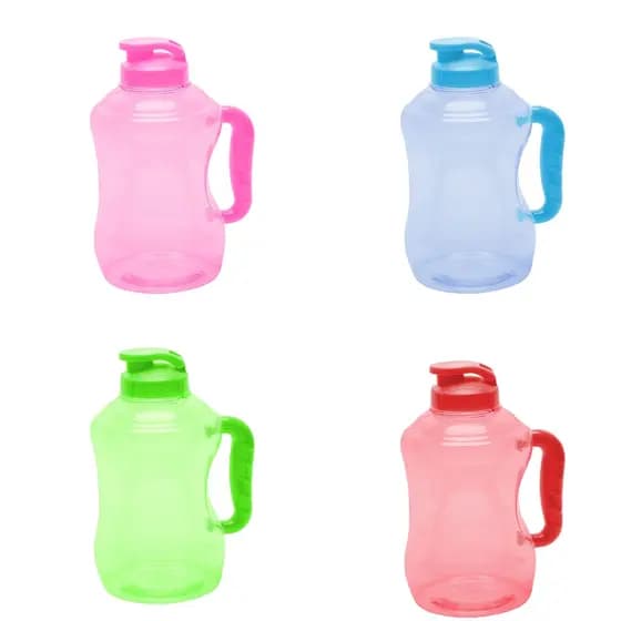 Mini Galão De Água 1,6 Litros Com Alça Squeeze Garrafa Academia Livre de BPA PET