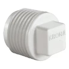 Plug Com Rosca Para Água Branco 1/2" Krona Amanco Tigre