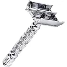 Aparelho de Barbear Borboleta Metal Vintage Luxo Barbeador