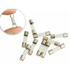 2 Unidades Fusível De Vidro Mini 2a 5x20mm 110v 220v Bivolt 2a kt250v 2A para Inalador de AR